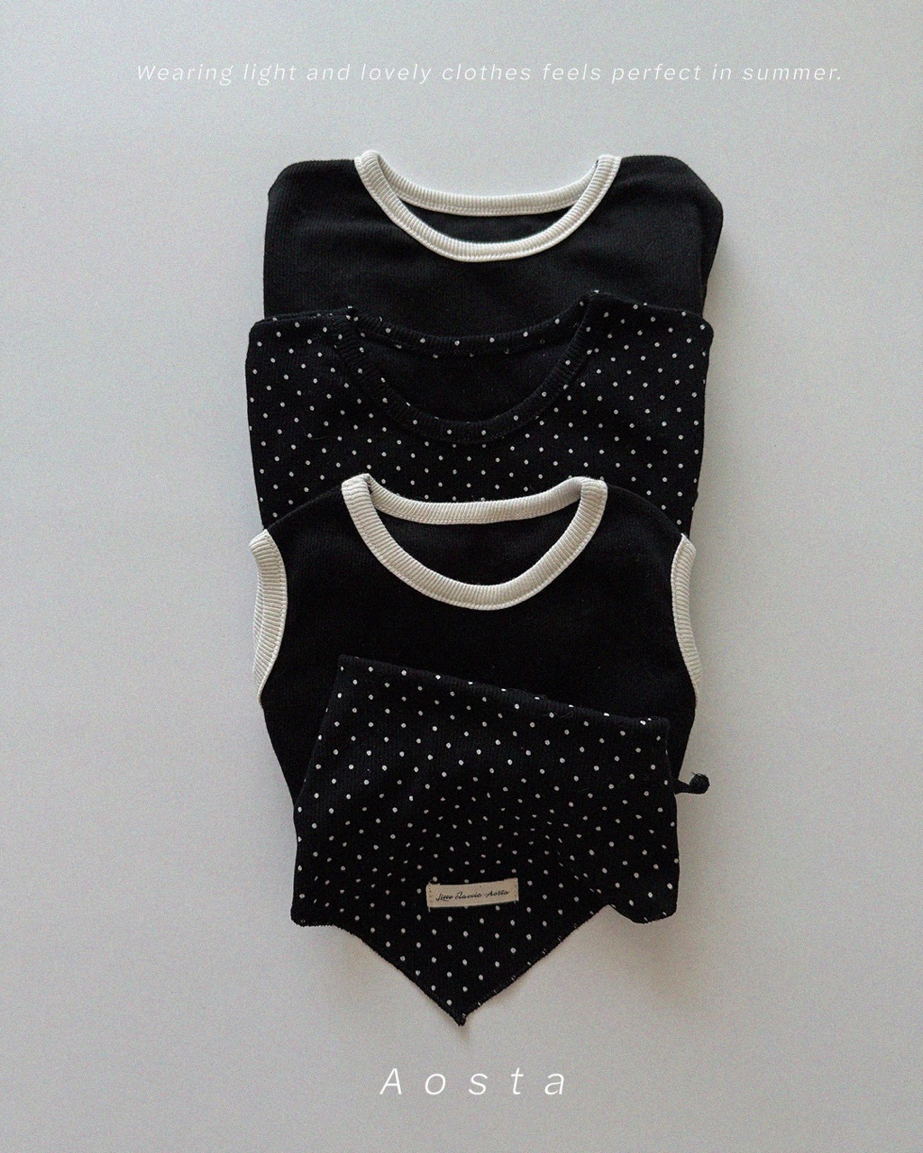 大골지어깨나시 검정6