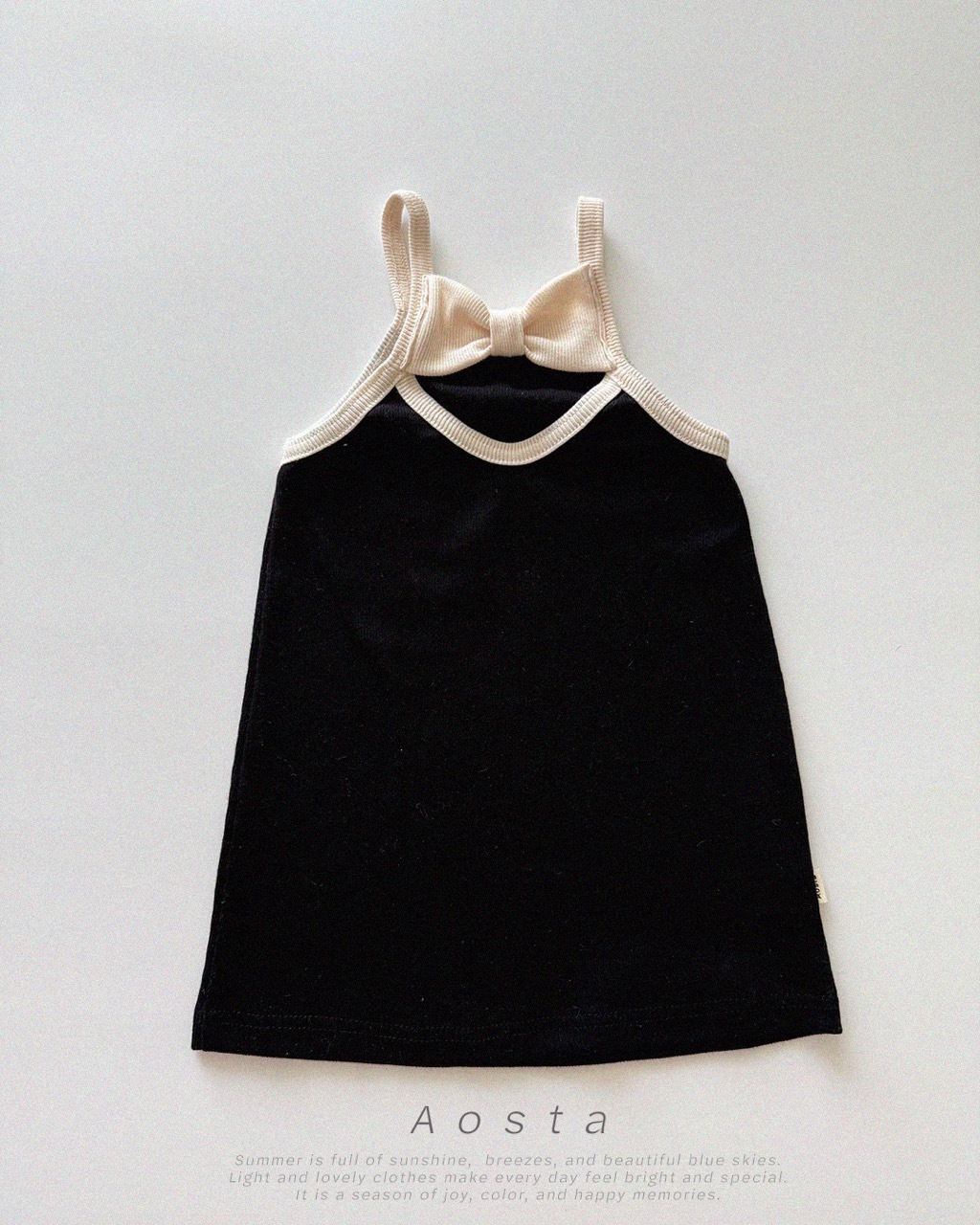 大골지리본원피스 검정2