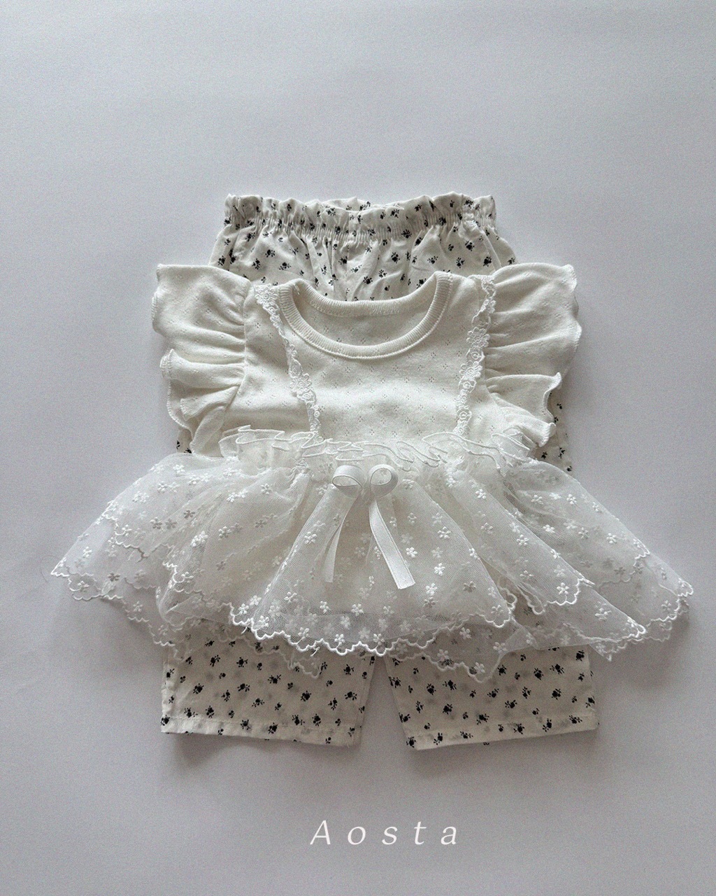 大리본꽃캉캉블라우스 6