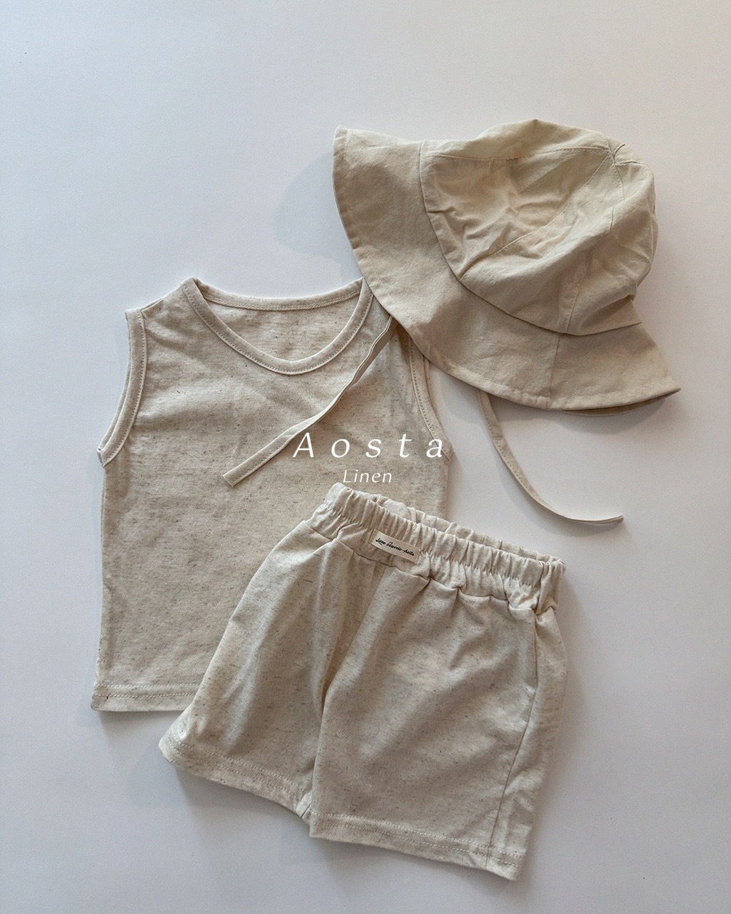 大린넨 숏바지 베이지5