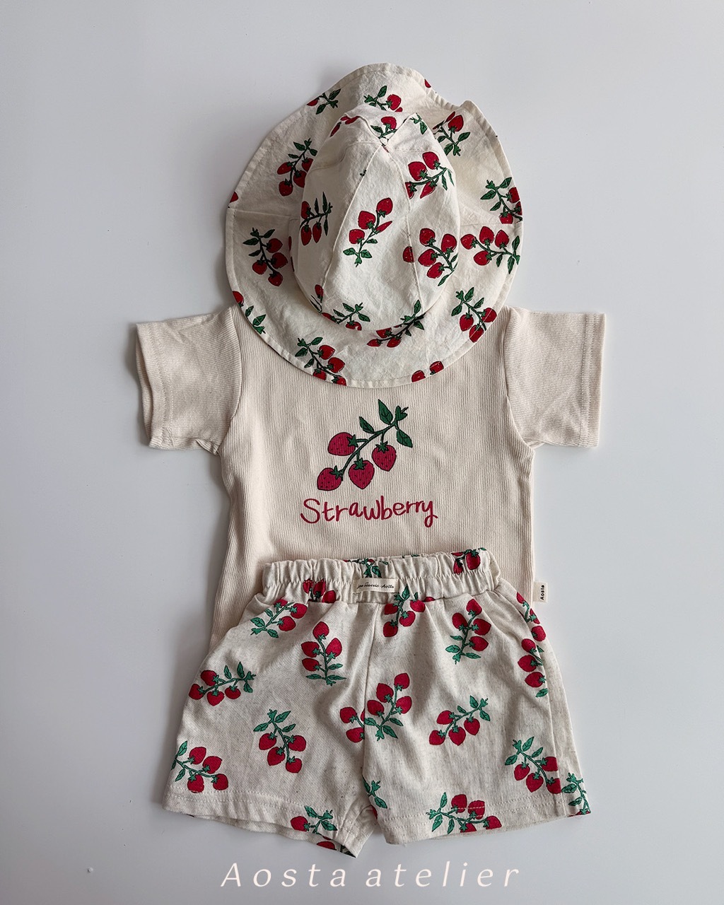 大린넨 숏바지 딸기7