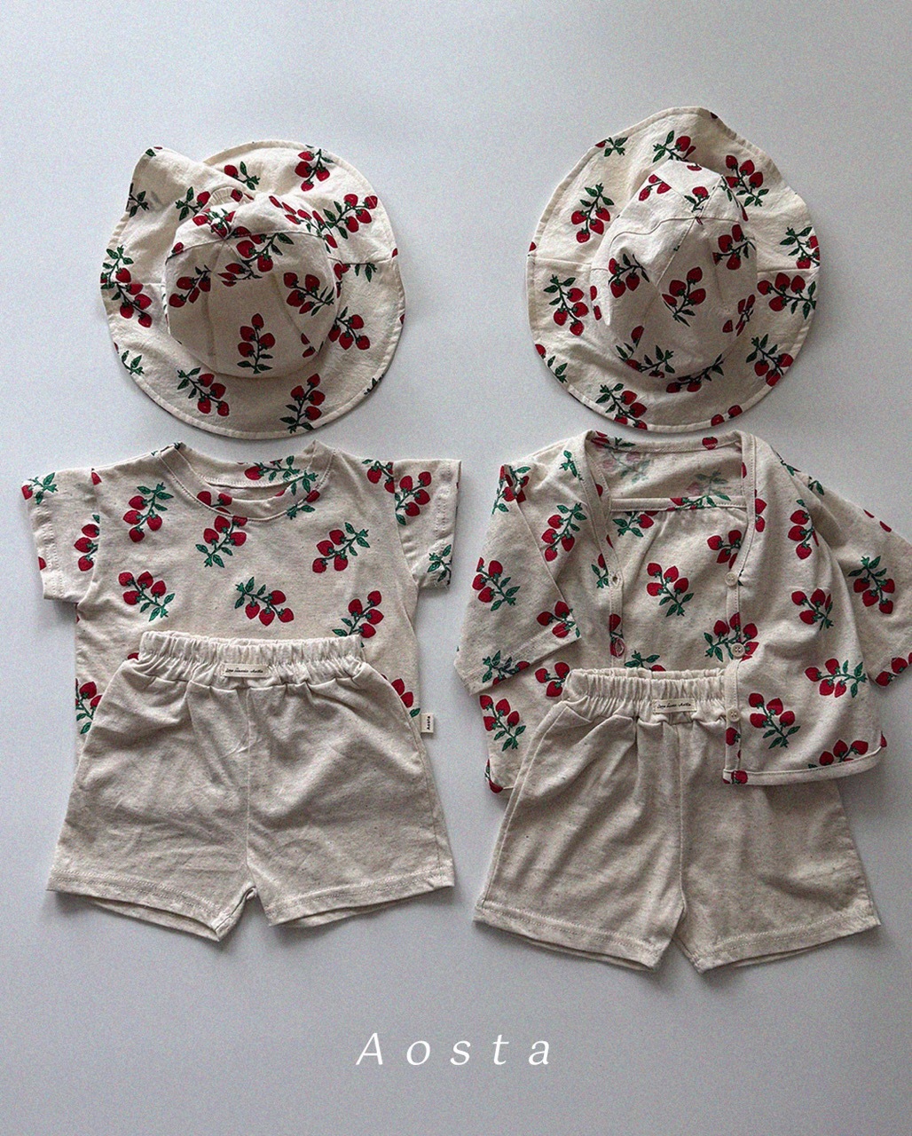 大린넨가디건 딸기9