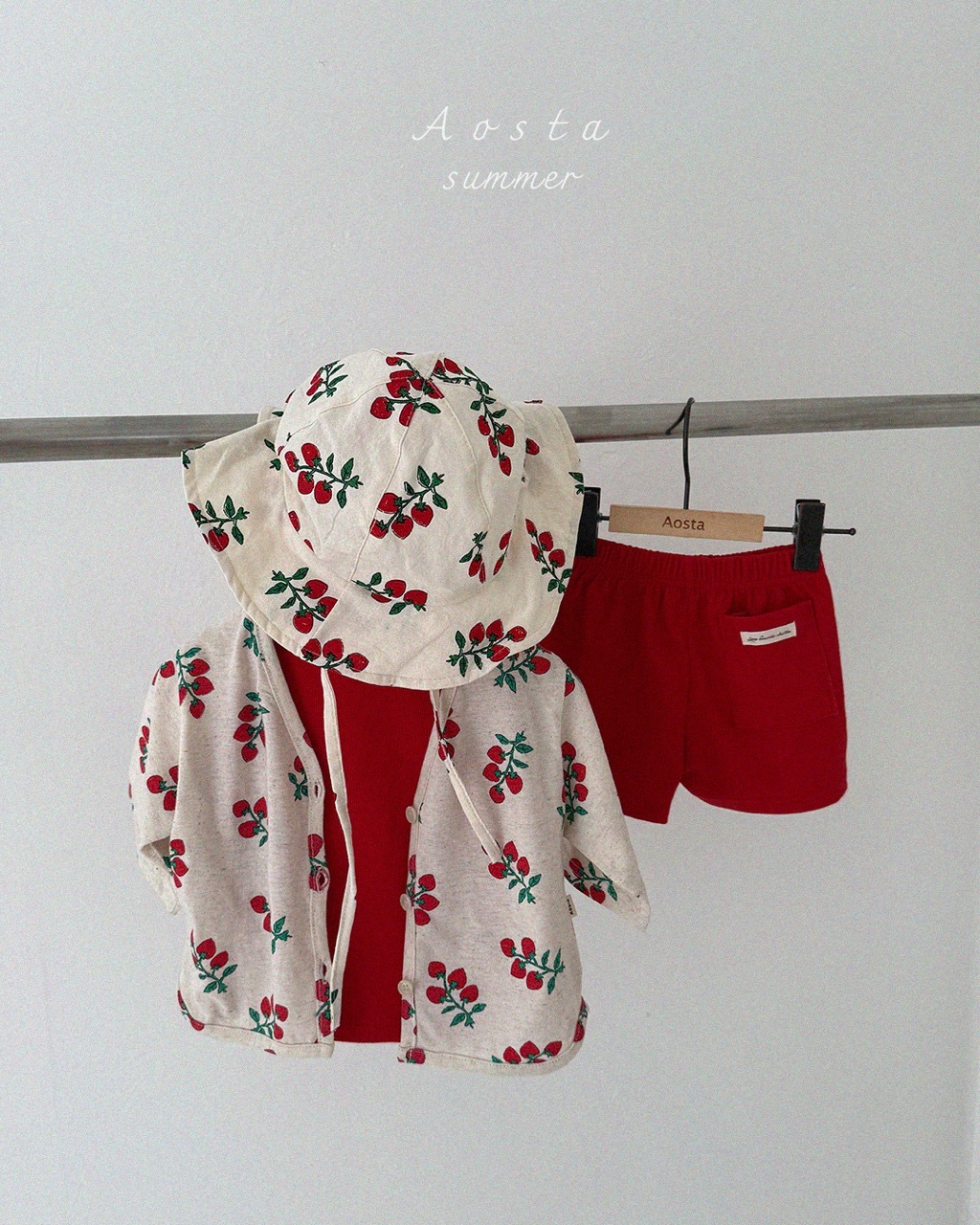 大린넨가디건 딸기4