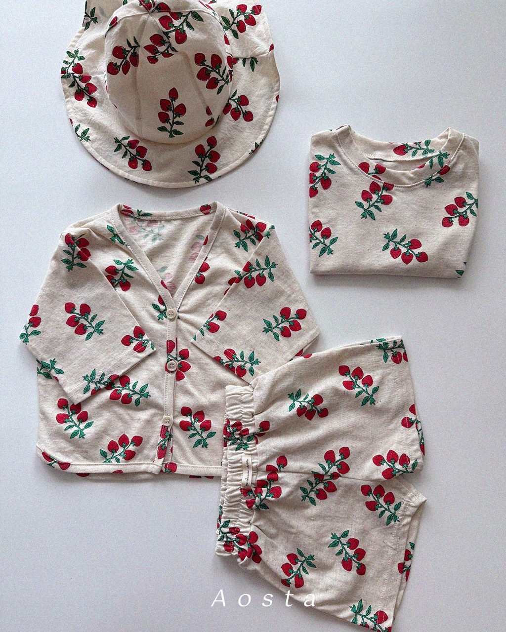 大린넨가디건 딸기6