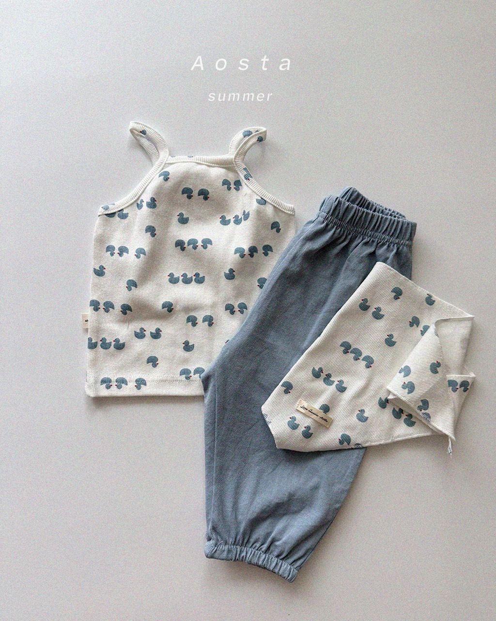 大봉봉바지 블루10