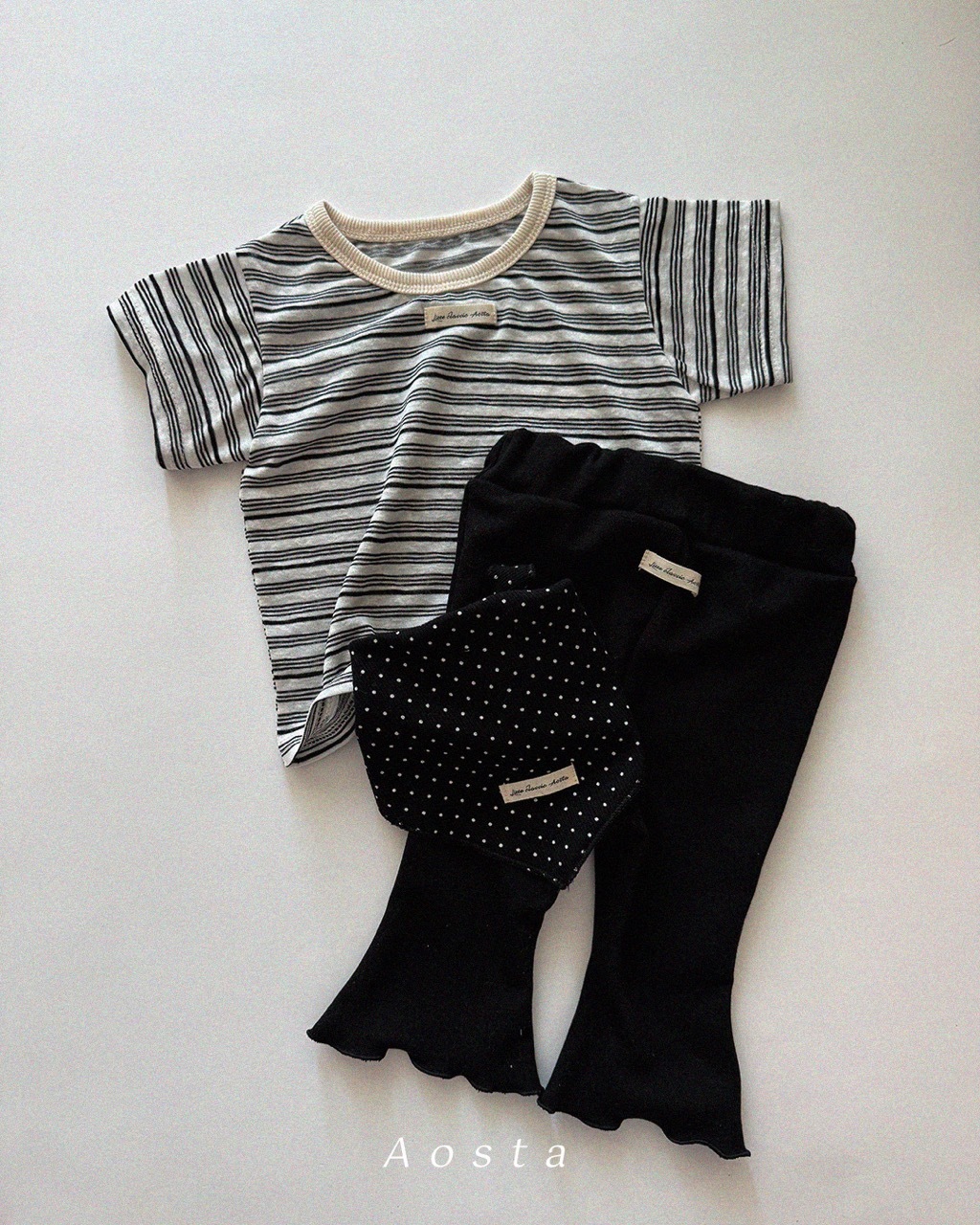 大썸머스카프 검정도트5