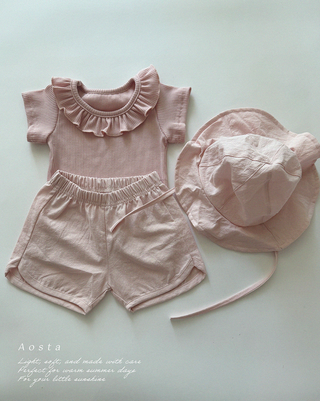 썸머벙거지 핑크1