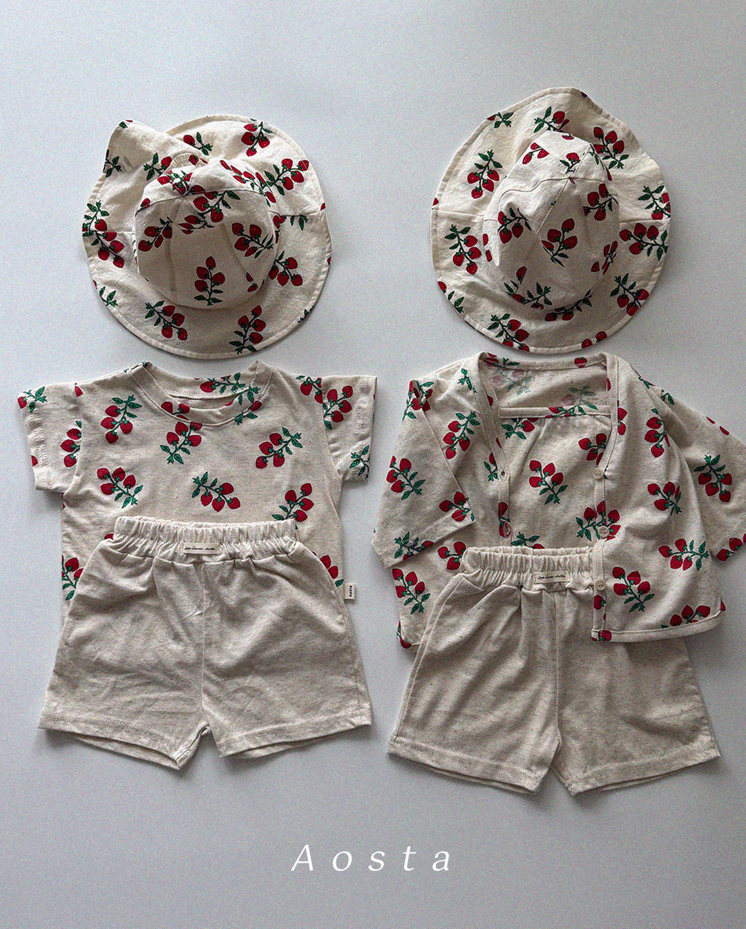 썸머벙거지 딸기24