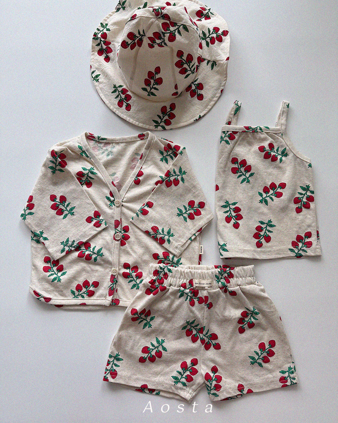 썸머벙거지 딸기4