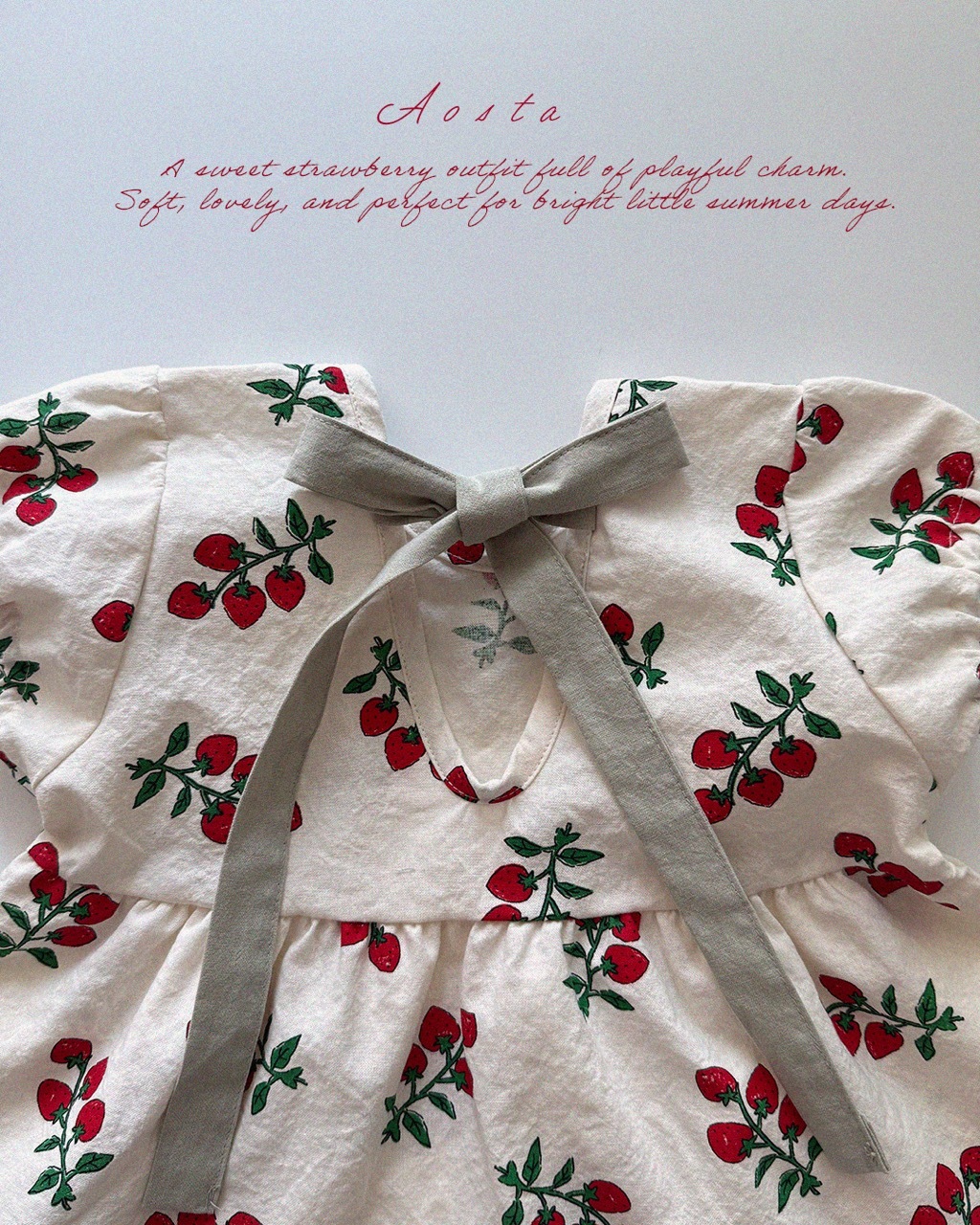 大썸머블라우스 딸기4