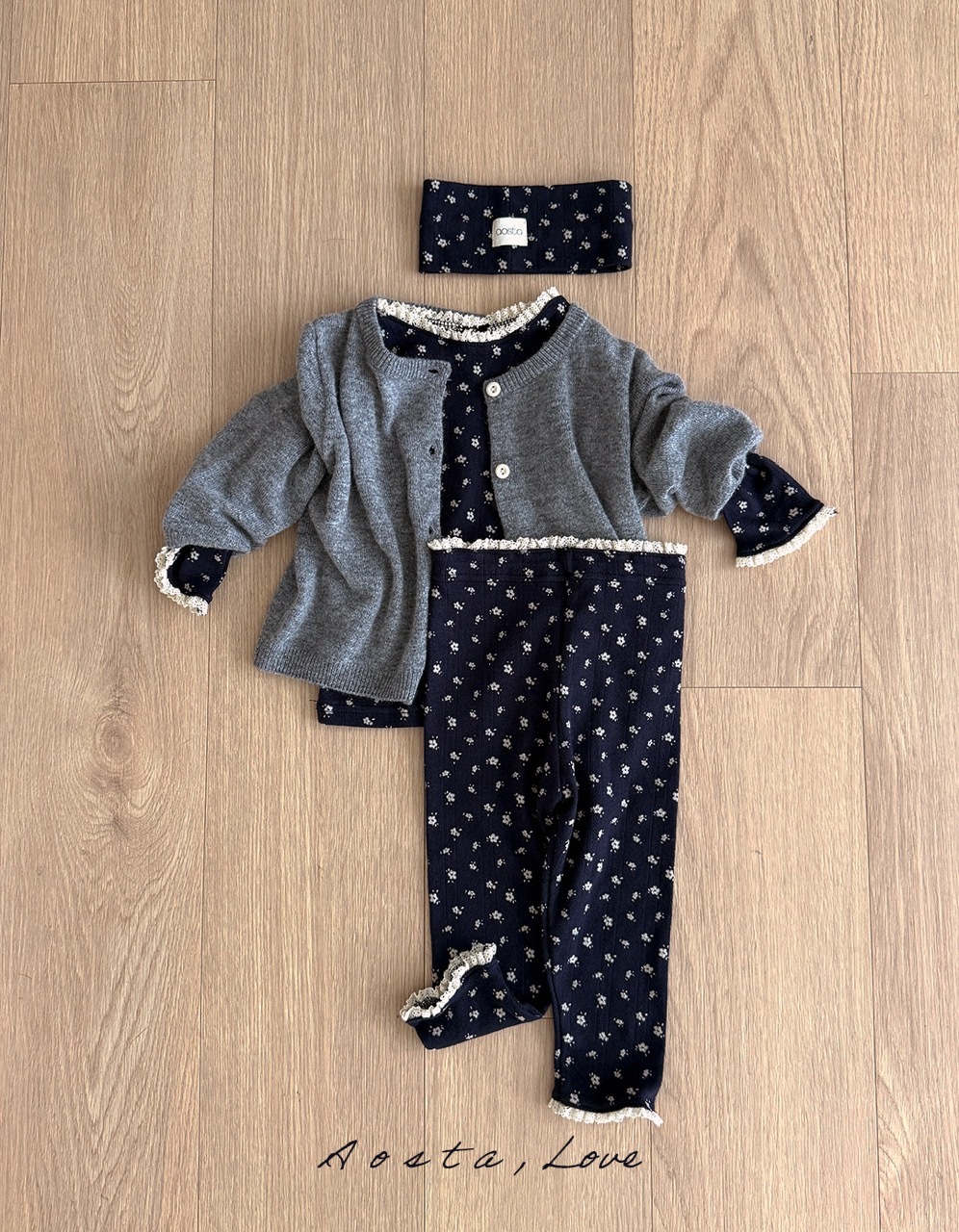 大별사탕밴드 네이비꽃11