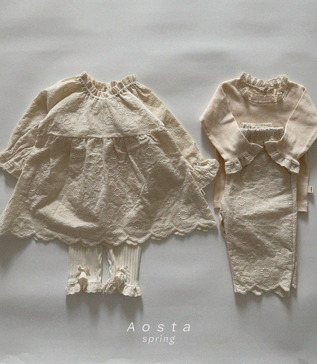 엘린 원피스 아이보리 꽃 자수14