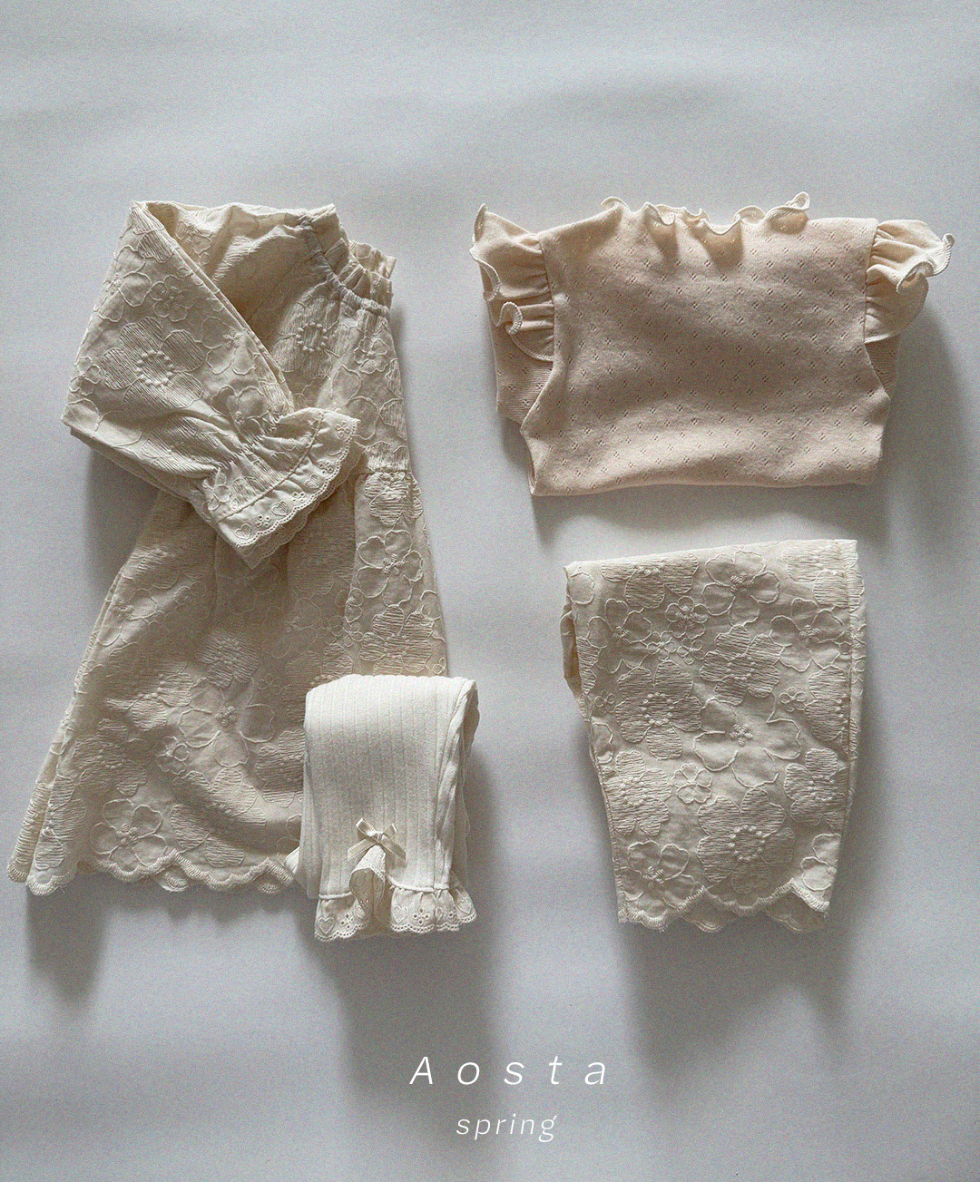 엘린 원피스 아이보리 꽃 자수11