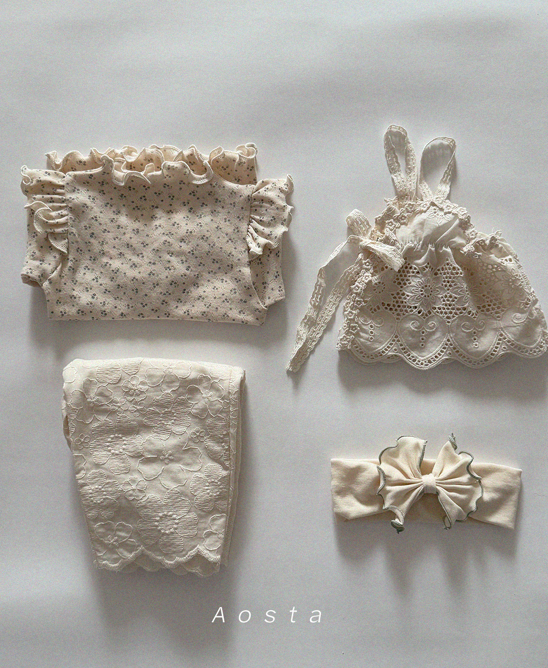 리본헤어밴드 민트7