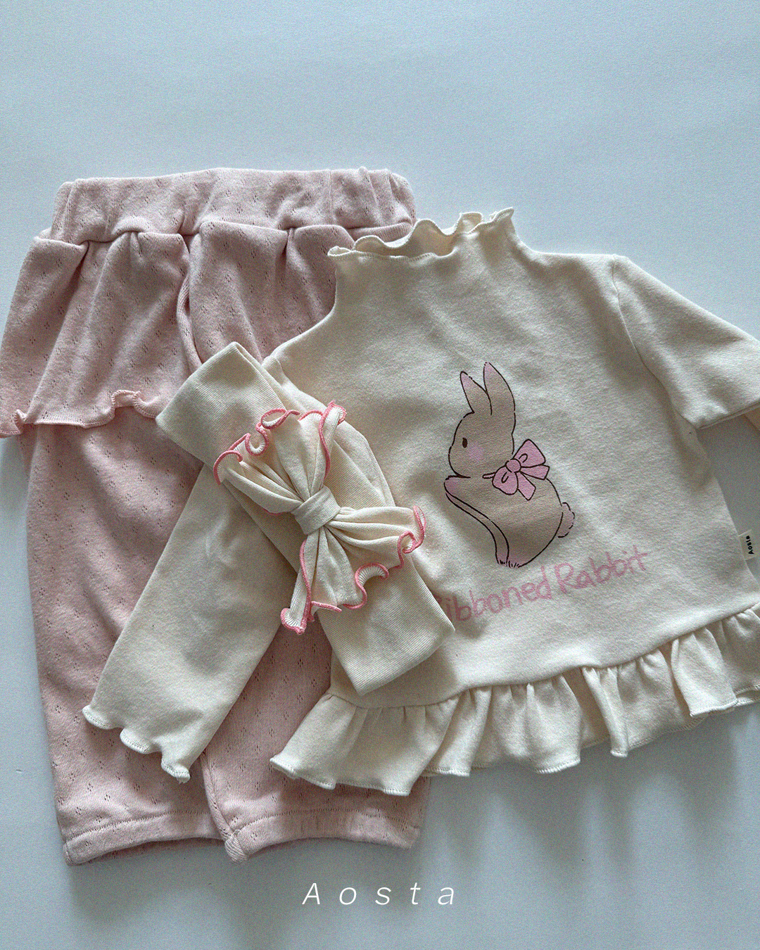 리본헤어밴드 핑크15