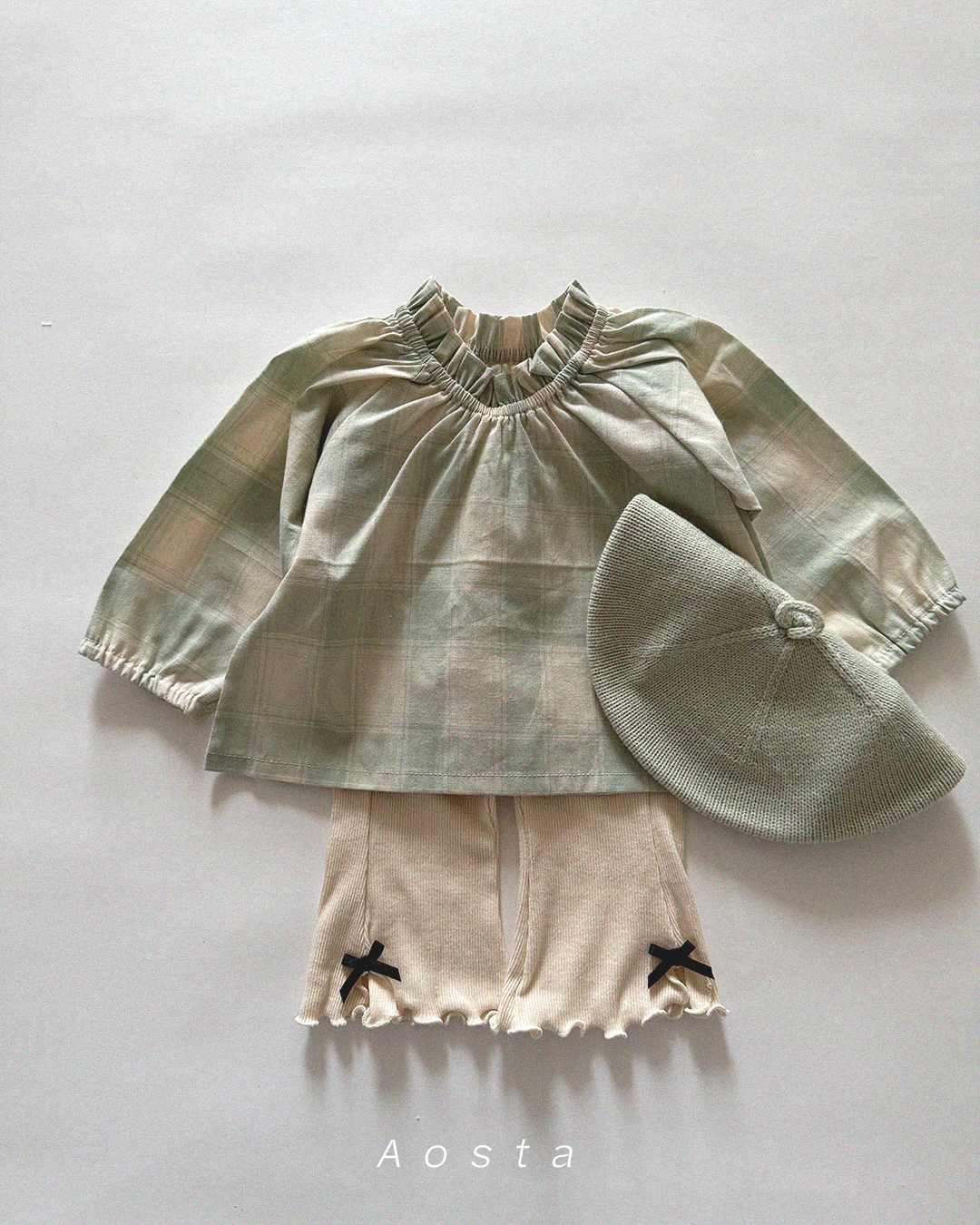 르체크블라우스 민트6