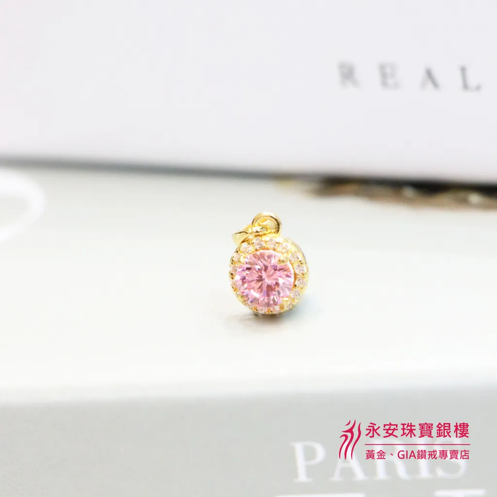 純金顏色水晶墜2022-08-29-3