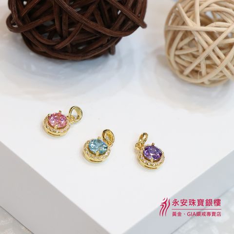純金顏色水晶墜2022-08-29-6