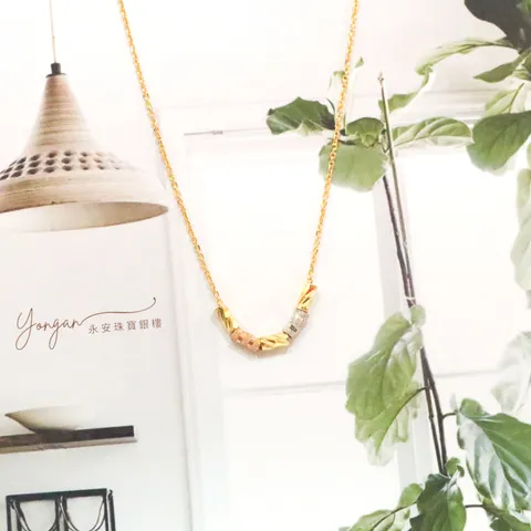 純金三色管套鍊2022-12-03-8