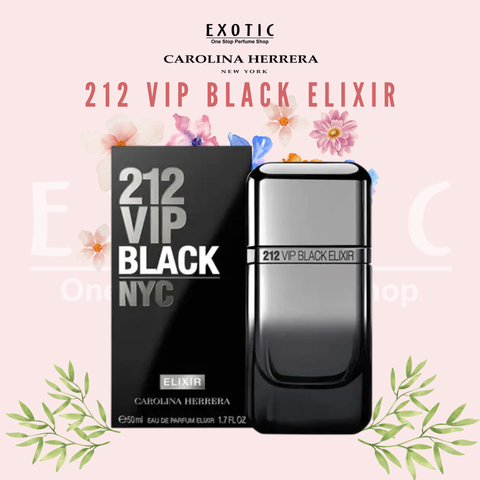 Carolina Herrera 212 VIP Black Elixir Edp 50ml