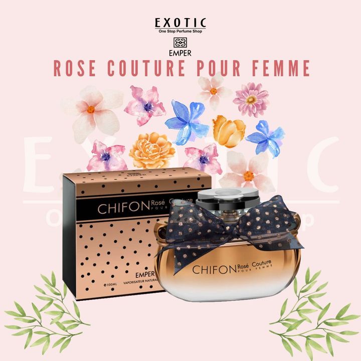 Emper Chifon Rose Couture Pour Femme 100ml