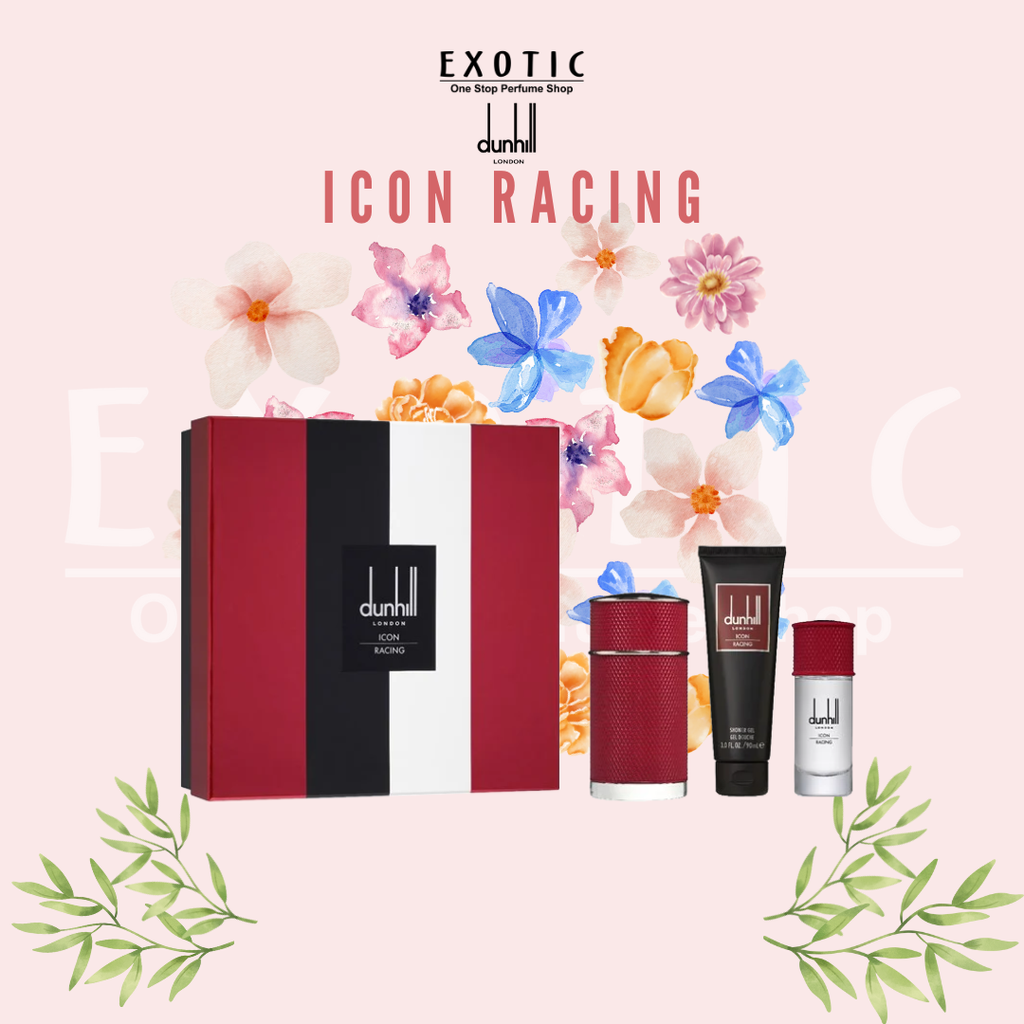 Dunhill Icon Racing Red Set (Edp 100ml+30ml+SG 90ml)