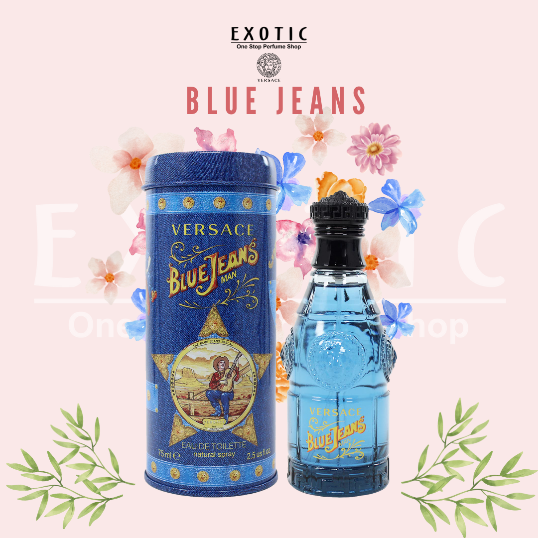 versace blue jeans man