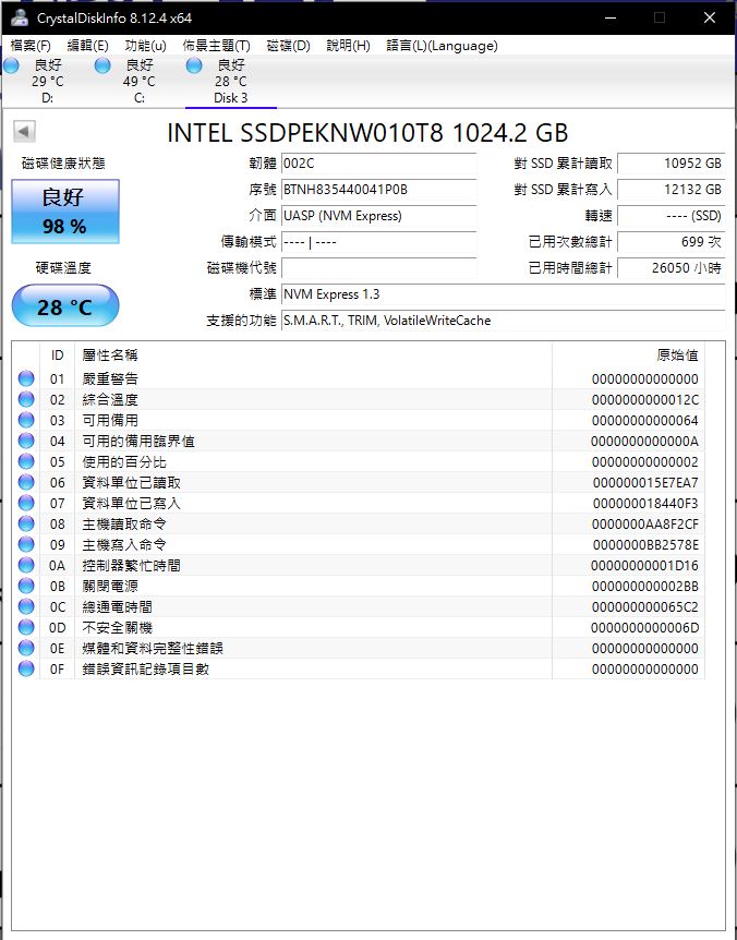 intel 1TB SSD