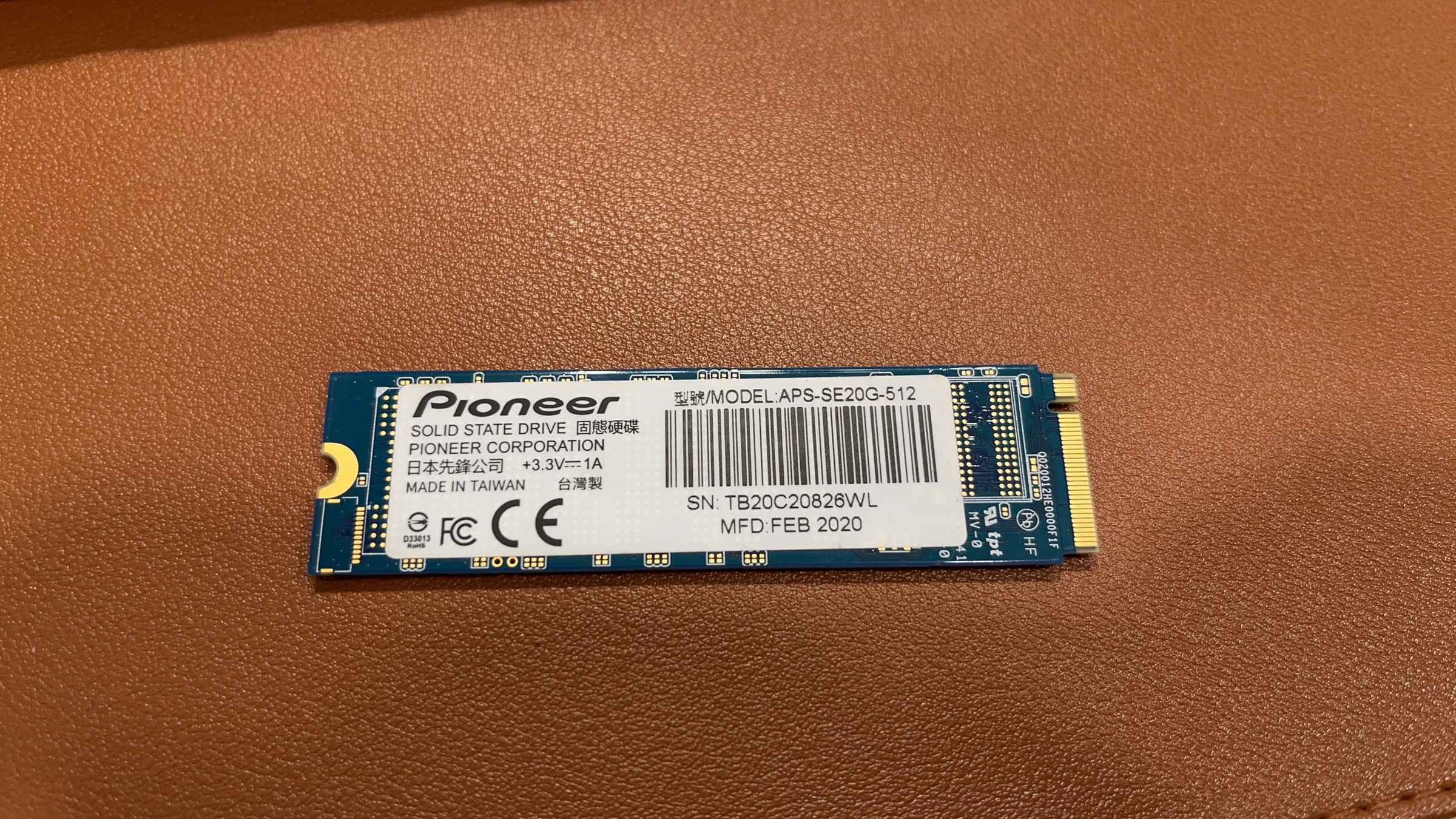 pioneer 512G SSD-1