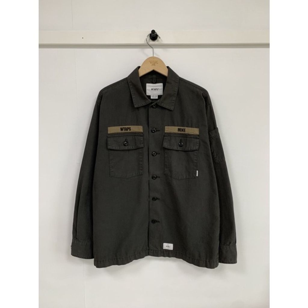 WTAPS 19SS BUDS LS 01 SHIRT 襯衫 黑色 M號