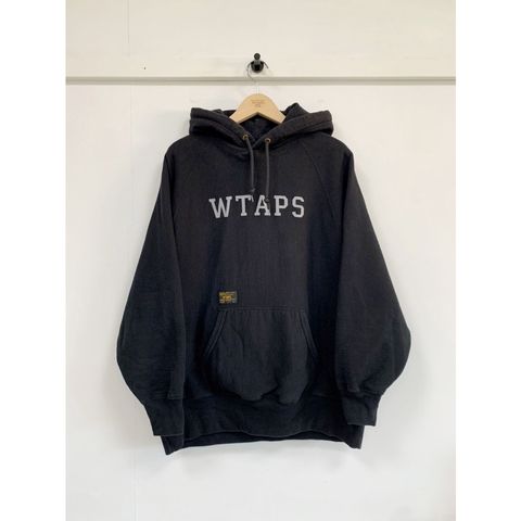 WTAPS 17SS DESIGN HOODED 帽T 黑色 L號