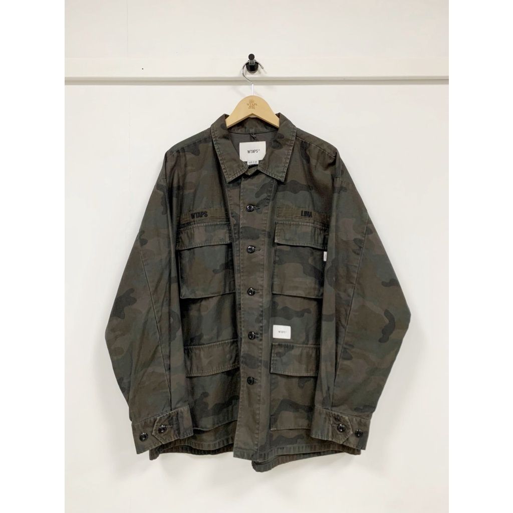 20ss wtaps JUNGLE LS 02 SHIRT COTTON