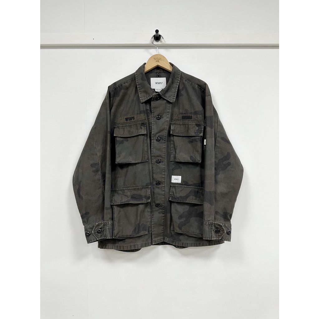 WTAPS 20SS JUNGLE LS 02 SHIRT 長袖 襯衫 迷彩 S號