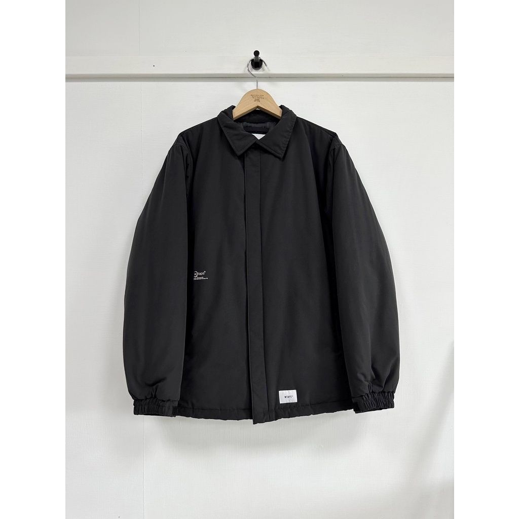 WTAPS 20AW STOCK MAN / JACKET / POLY. TUSSAH 外套 黑色 L號