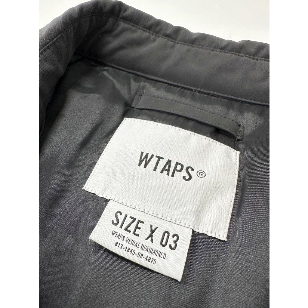 WTAPS 20AW STOCK MAN / JACKET / POLY. TUSSAH 外套 黑色 L號