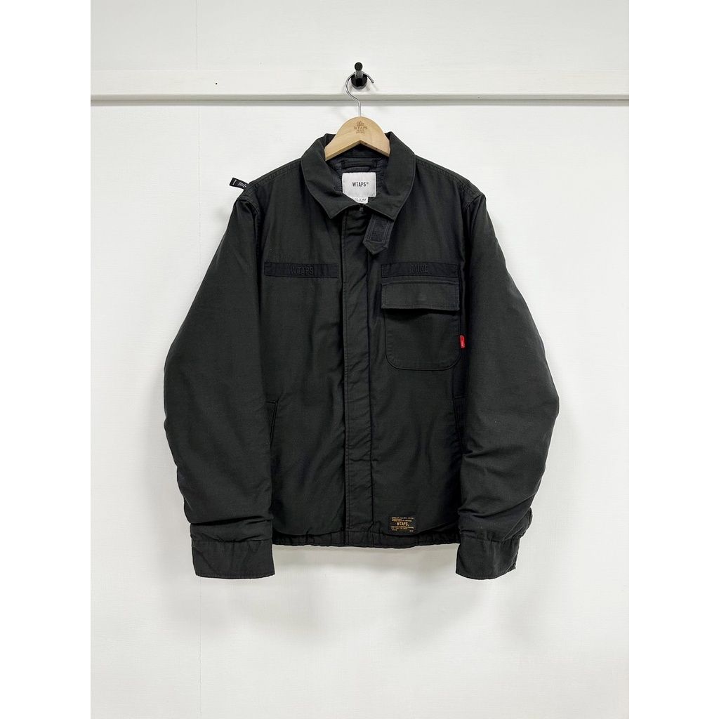 WTAPS 17AW A-1 JACKET. CONY. SATIN 夾克外套黑色M號– Second Chance