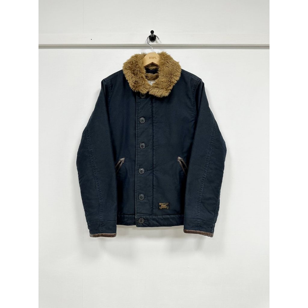 ダブルタップス WTAPS 15AW N-1 裏地ファーデッキブルゾン 