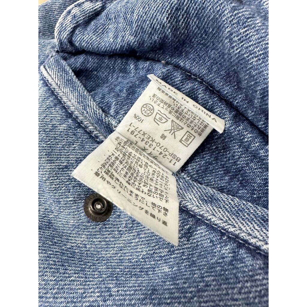 BEAMS SSZ 17SS DENIM CARGO 工作褲藍色L號– Second Chance - Reuse shop