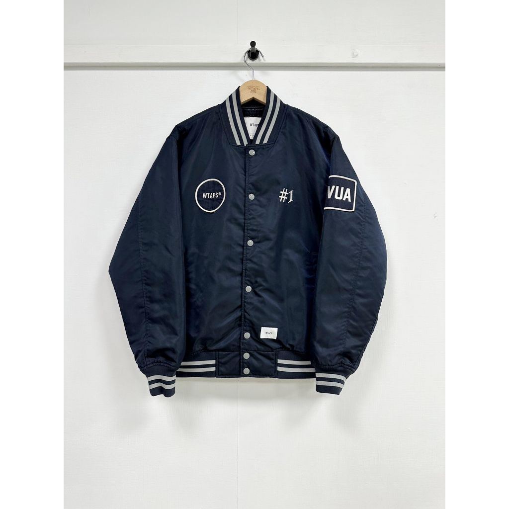 WTAPS 18SS BENCH JACKET 深藍色 M號