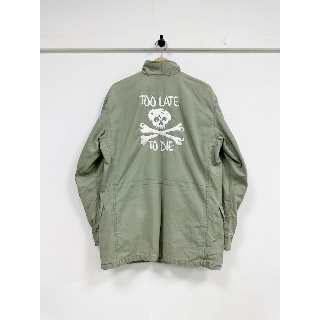 WTAPS BDU TOO LATE TO DIE JACKET 外套 綠色 L號