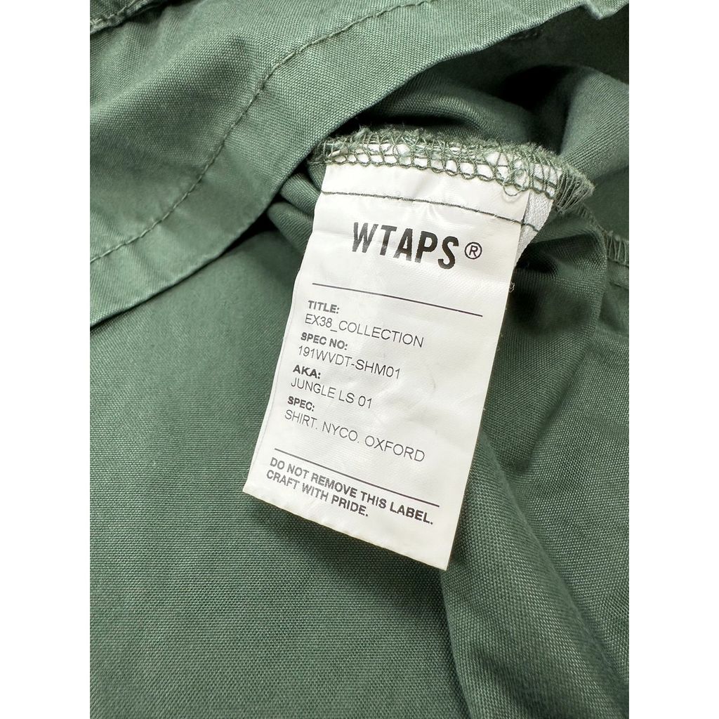 WTAPS 19SS JUNGLE LS 01 SHIRT 軍綠色L號– Second Chance WTAPS 19SS JUNGLE LS 01 SHIRT 軍綠色L號– Second Chance