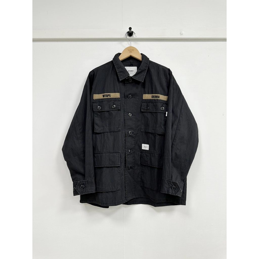 表記サイズ03WTAPS 19SS JUNGLE LS 01SHIRT ミリタリージャケット