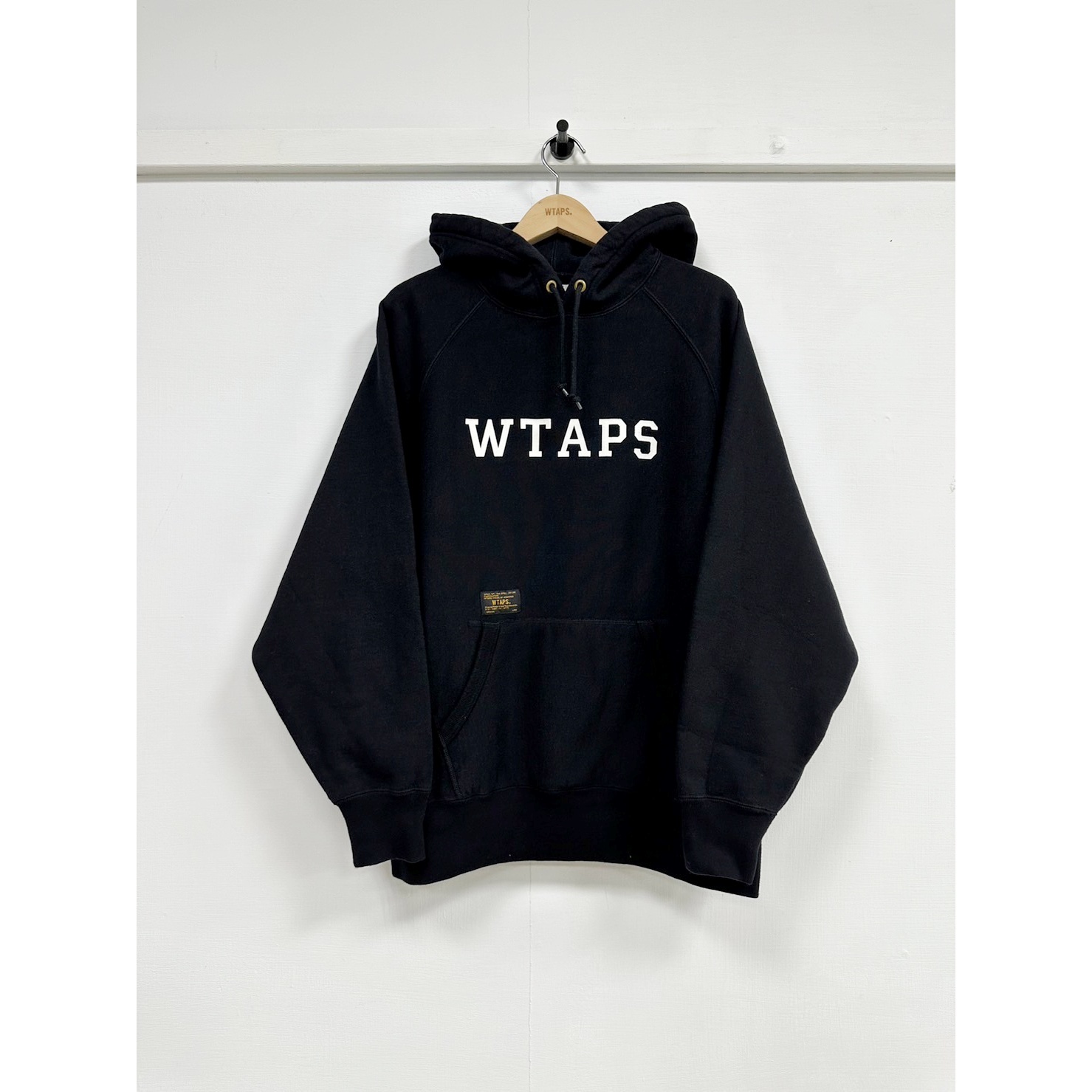 WTAPS 17AW DESIGN HOODED パーカー COLLEGE L WTAPS DESIGN HOODED