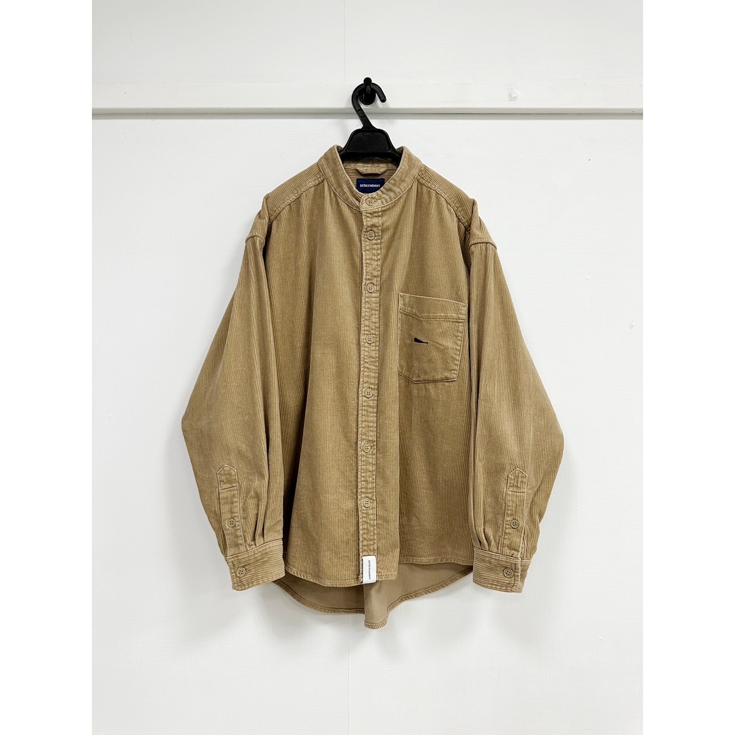 ジャケット・アウター dcdt TETTY CORDUROY LS SHIRT DESCENDANT/TETTY CORDUROY LS SHIRT (BEIGE)