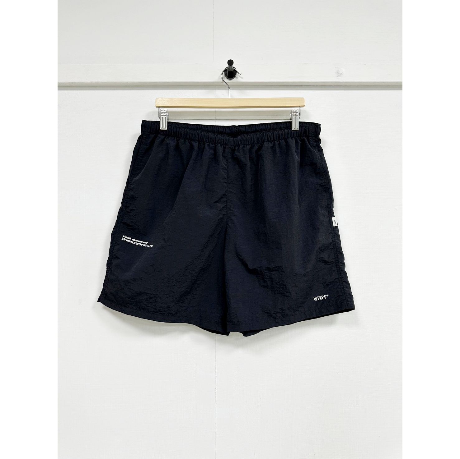 WTAPS 22SS ACADEMY SHORTS ブラック　L 現貨商品WTAPS 22SS SCOUT / LS / NYCO. TUSSAH 顏色：BLACK