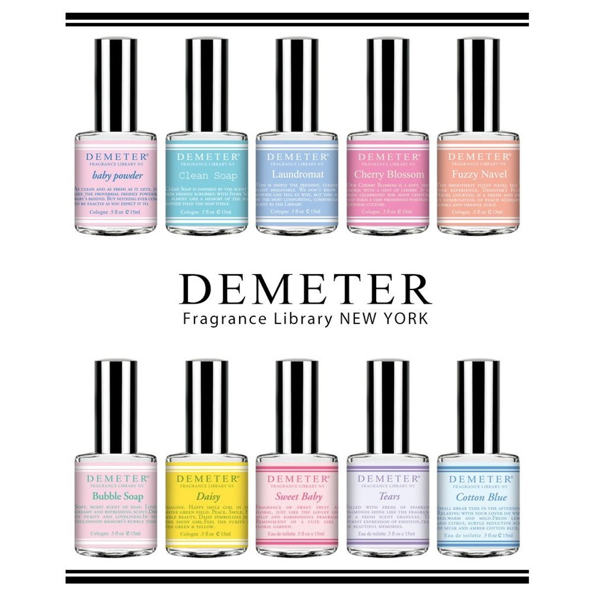 Demeter Fragrances For Decant