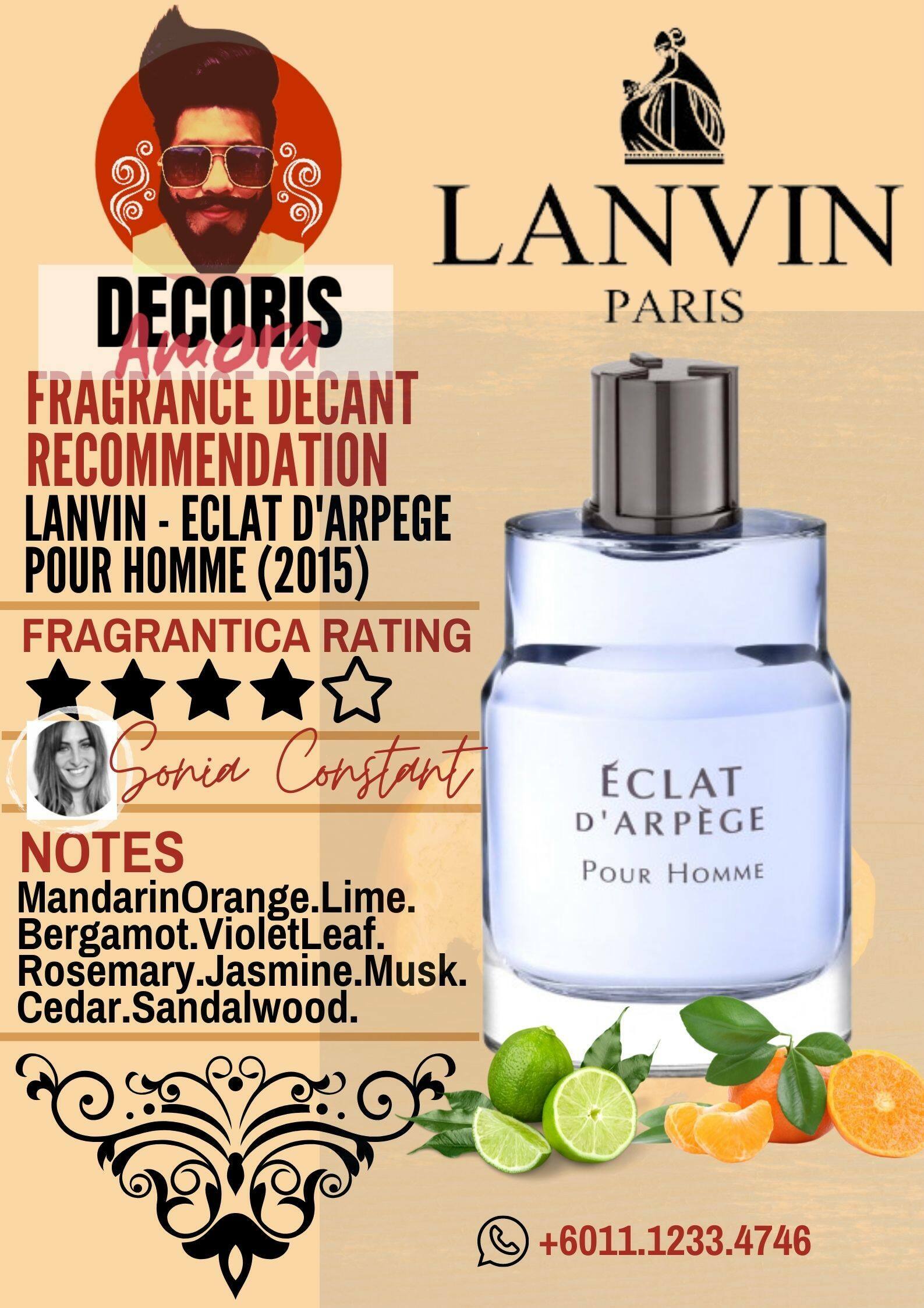 Lanvin Eclat d'Arpege Pour Homme Perfume Decant