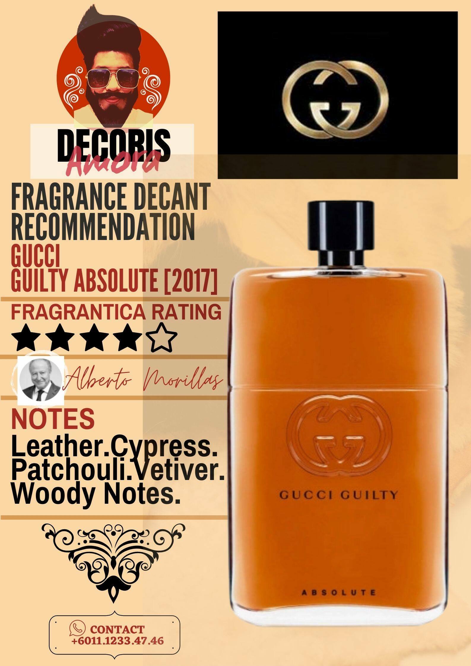 Gucci Guilty Absolute - Perfume Decant – Decoris Amora Perfume Decant