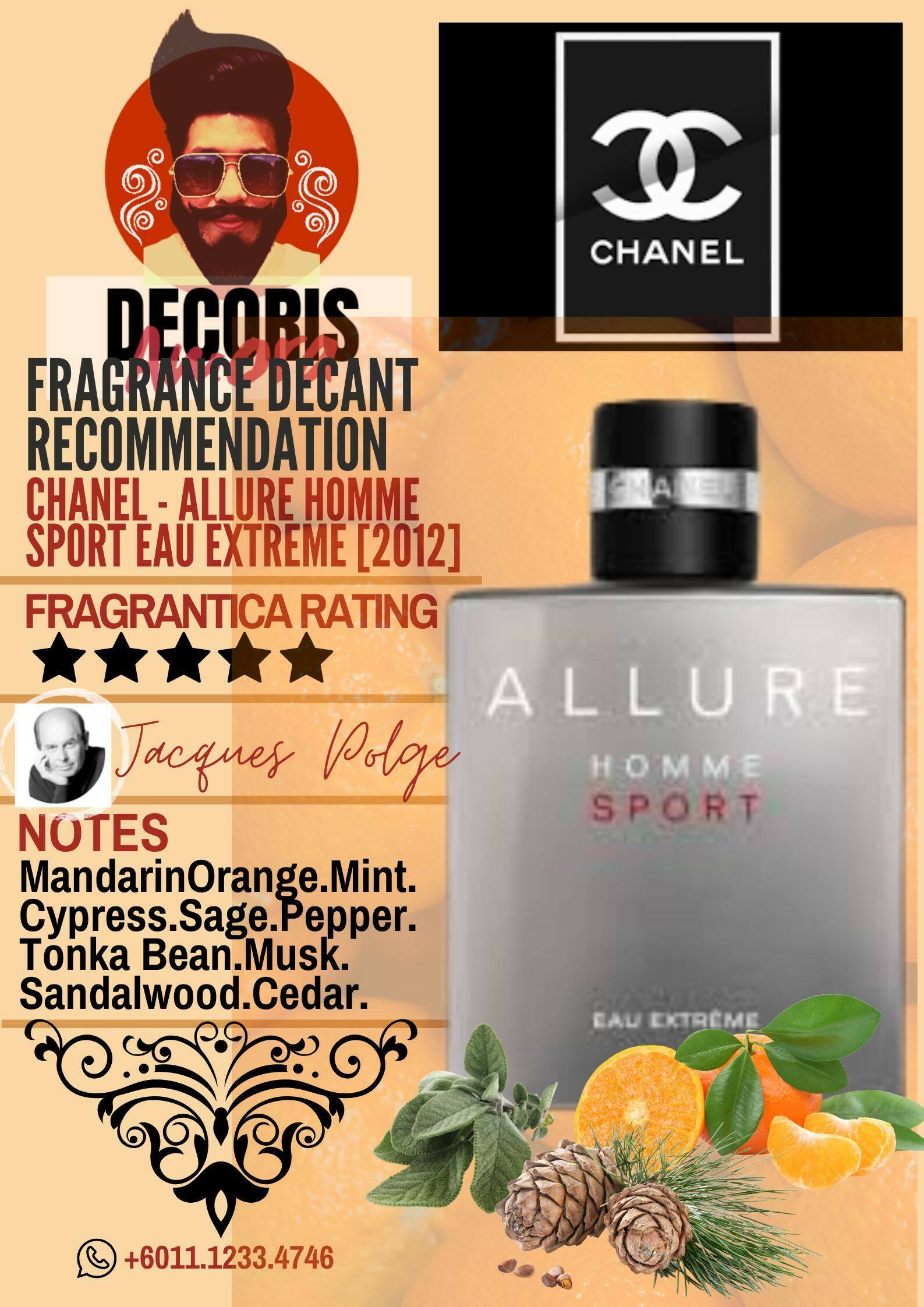 A very fine fragrance!, Chanel Allure Homme Sport Eau Extreme