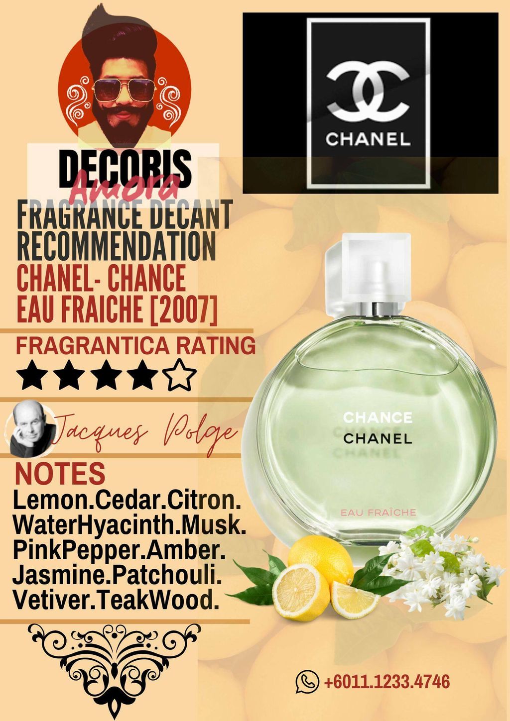 Infused Chanel Chance – L J. SCENTS